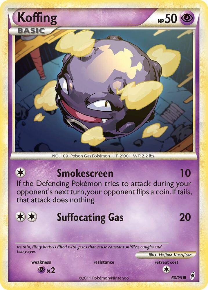 Koffing 60/95 card from Call of Legends