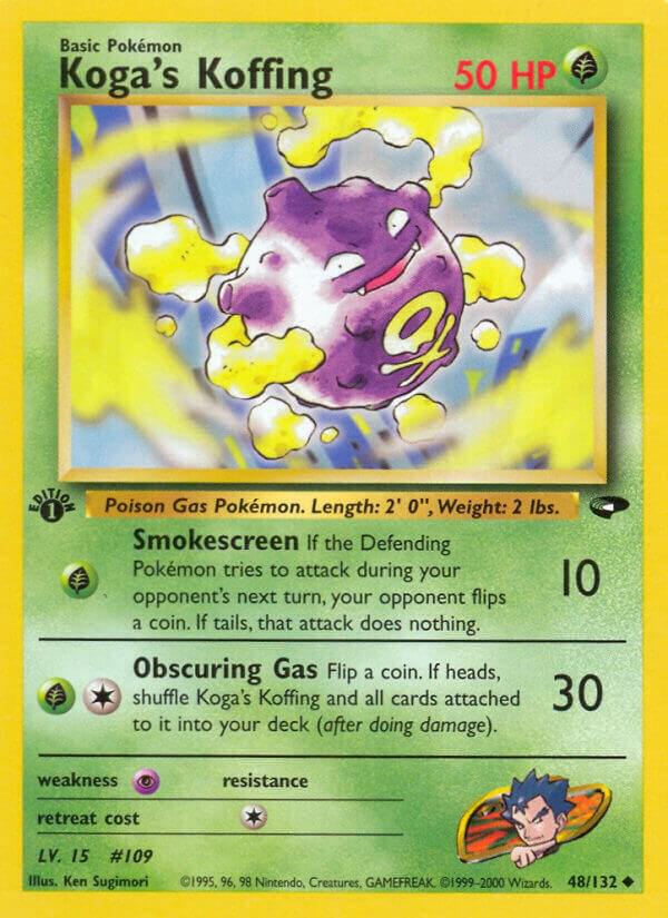 Koga's Koffing (48) 048/132 card from Gym Challenge