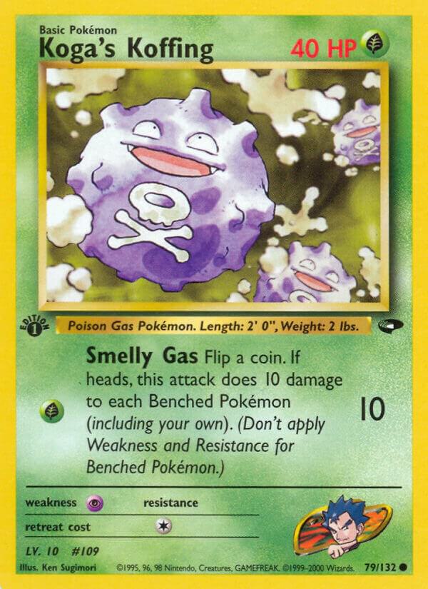 Koga's Koffing (79) 079/132 card from Gym Challenge