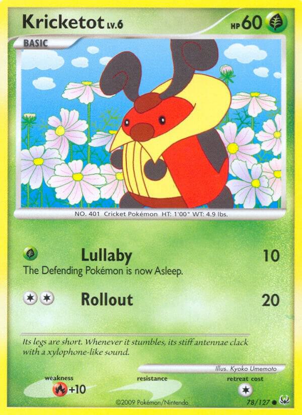 Kricketot 78/127 card from Platinum