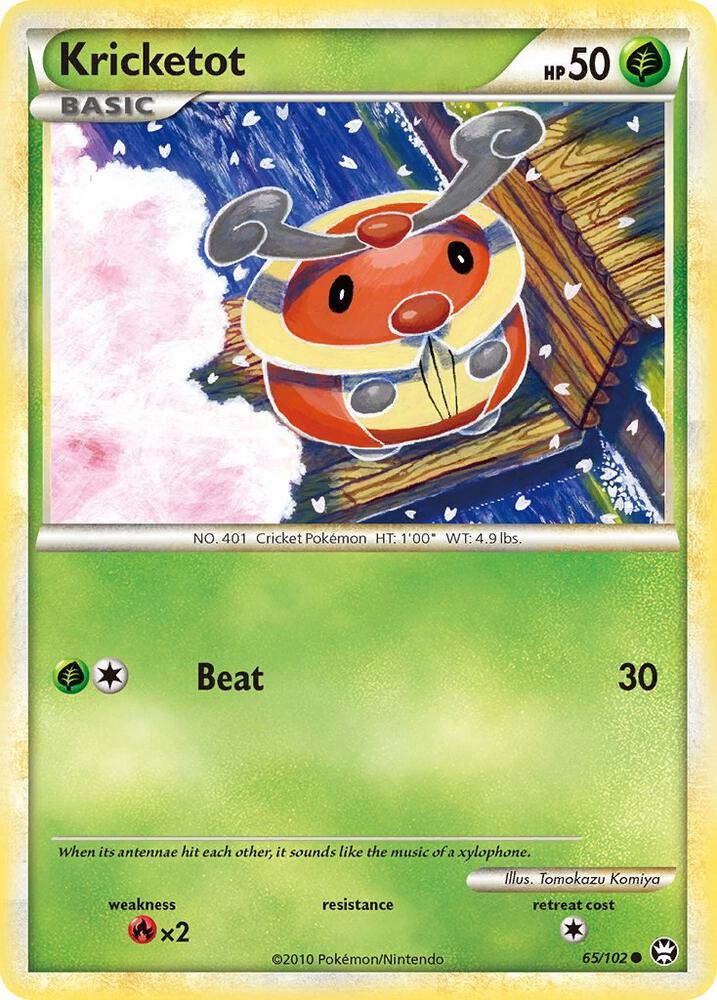Kricketot 65/102 card from Triumphant