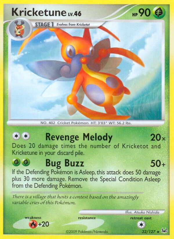 Kricketune 32/127 card from Platinum