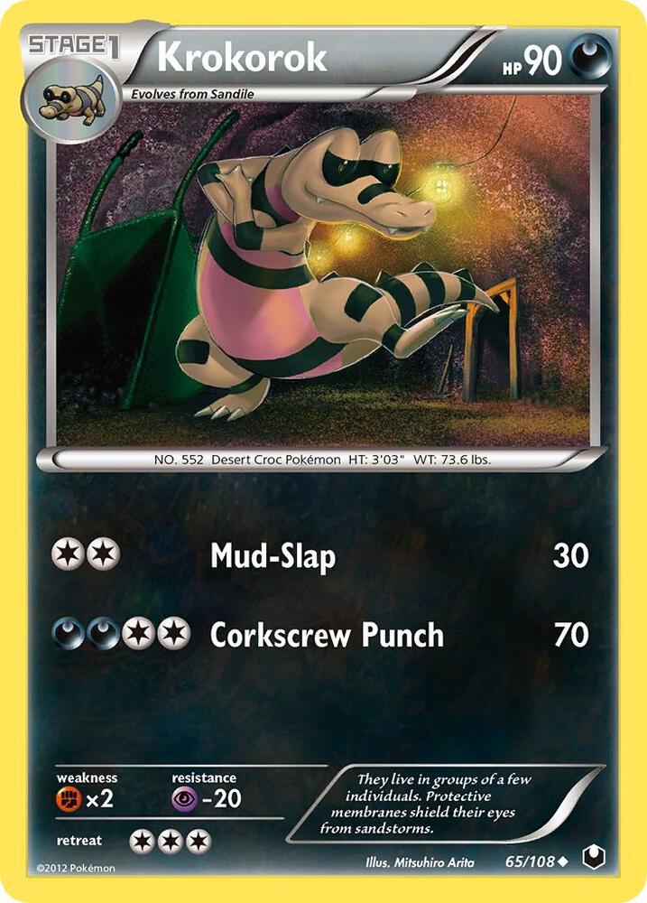 Krokorok 65/108 card from Dark Explorers