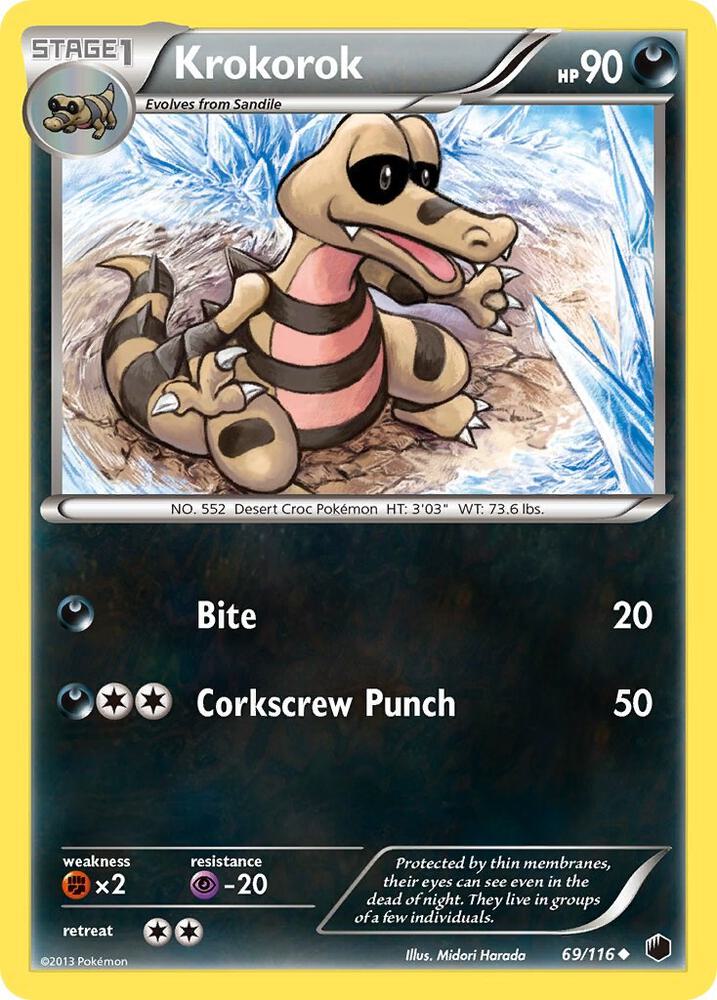 Krokorok 69/116 card from Plasma Freeze