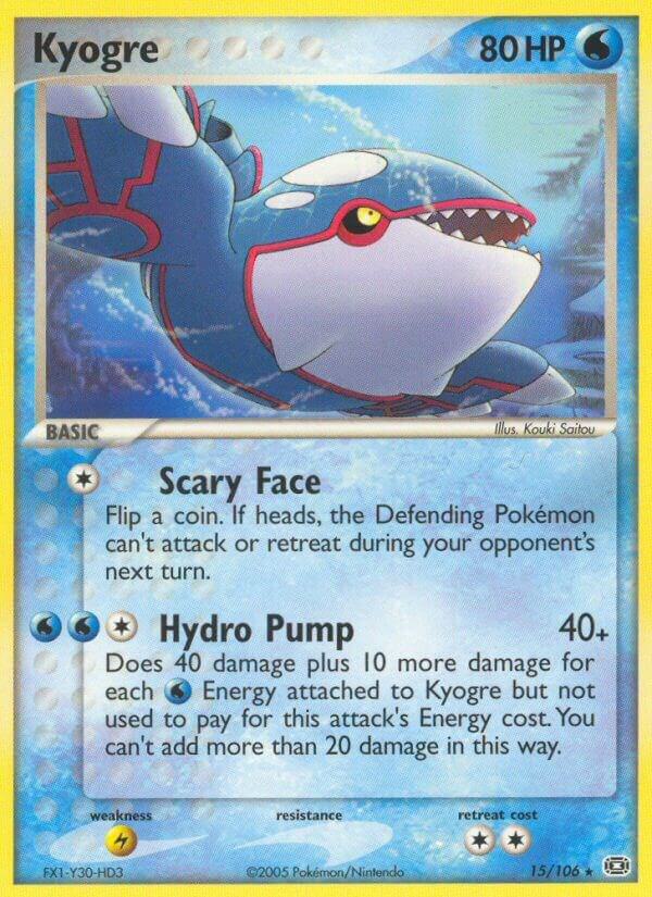 Kyogre - 015/106 15/106 card from Emerald