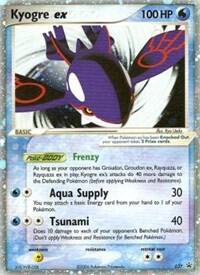 Kyogre ex (EX Collector's Tins) 037 card from Nintendo Promos