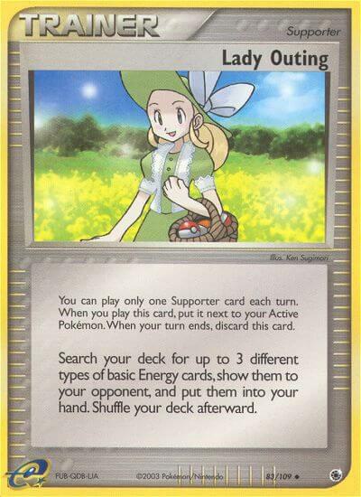 Lady Outing 83/109 card from Ruby and Sapphire
