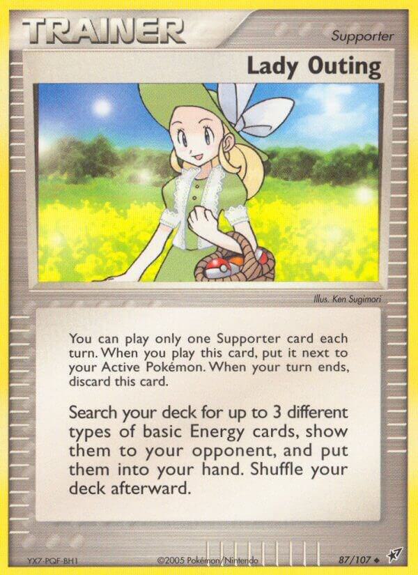 Lady Outing 87/107 card from Deoxys