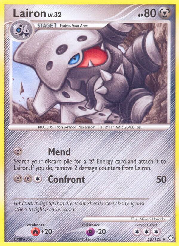 Lairon 53/123 card from Mysterious Treasures