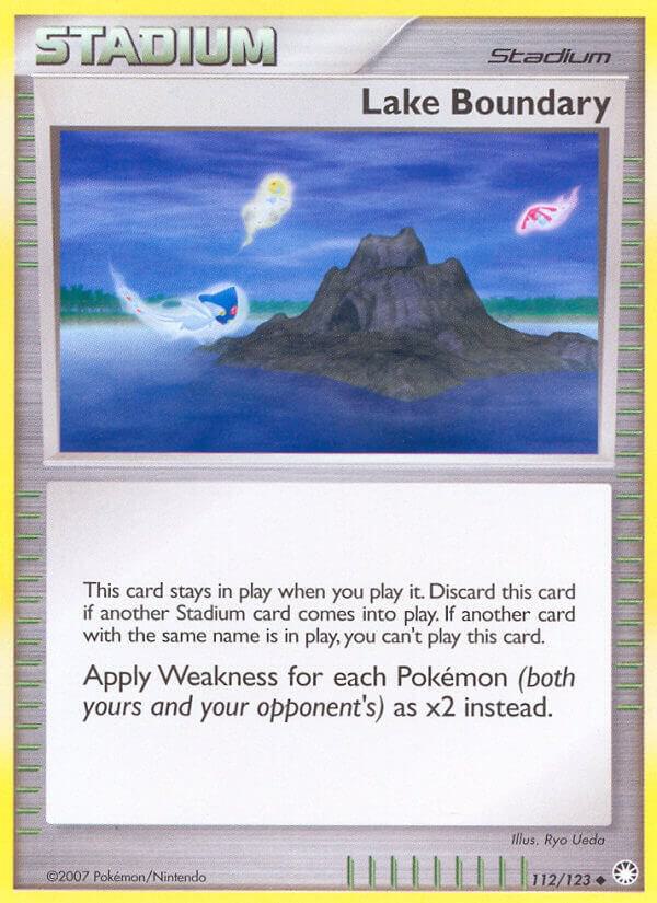 Lake Boundary 112/123 card from Mysterious Treasures