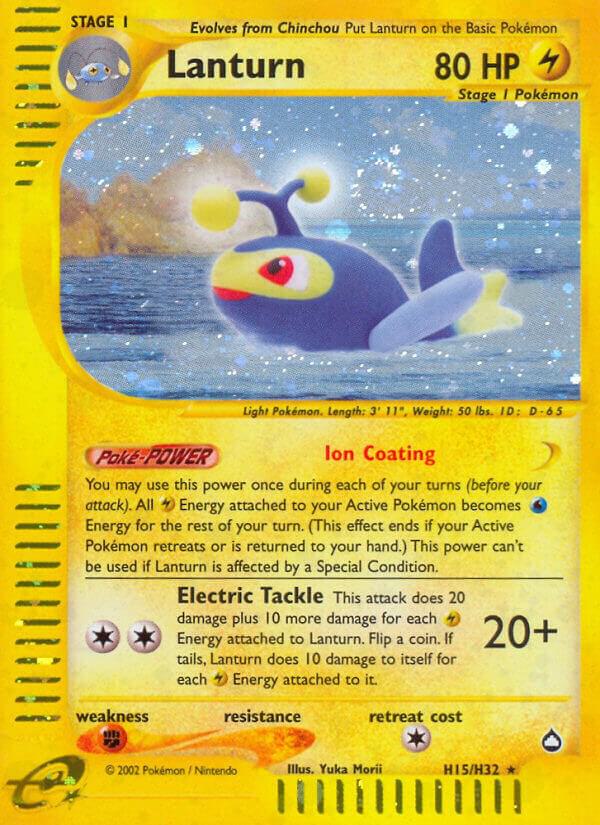 Lanturn (H15) H15/H32 card from Aquapolis