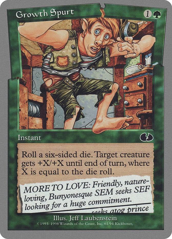 Growth Spurt 61 card from Unglued