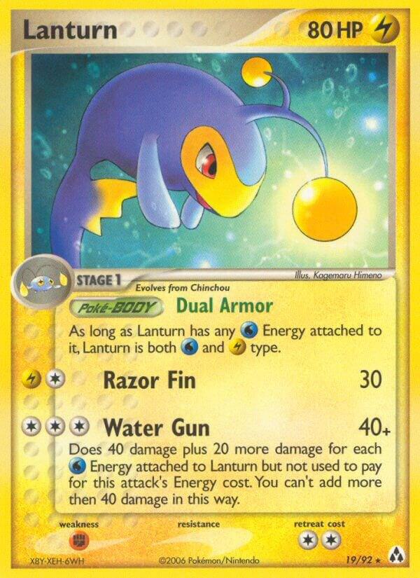 Lanturn 19/92 card from Legend Maker