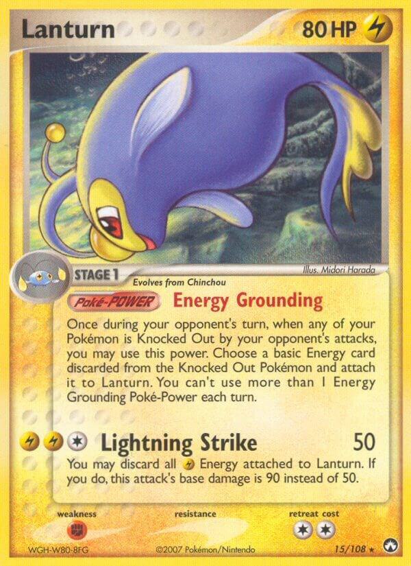 Lanturn 15/108 card from Power Keepers