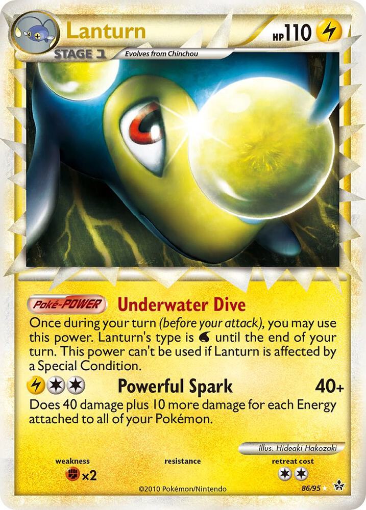Lanturn (Prime) 86/95 card from Unleashed