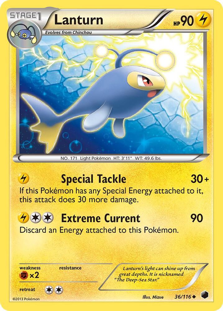Lanturn 36/116 card from Plasma Freeze