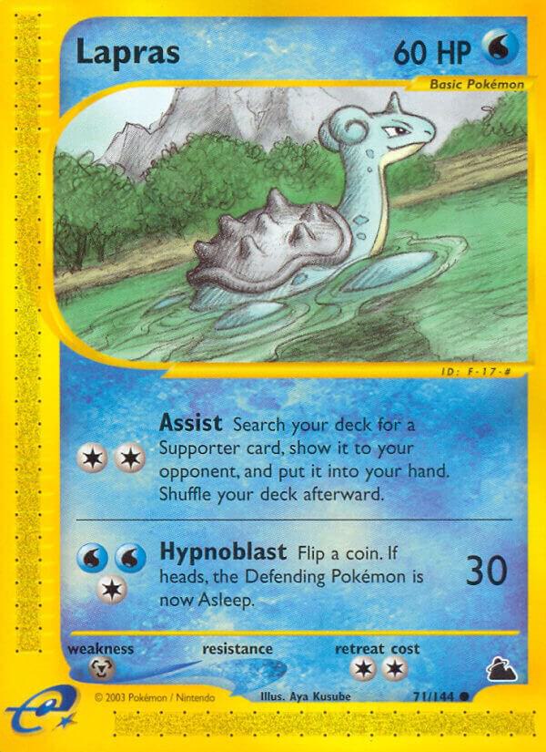 Lapras 071/144 card from Skyridge