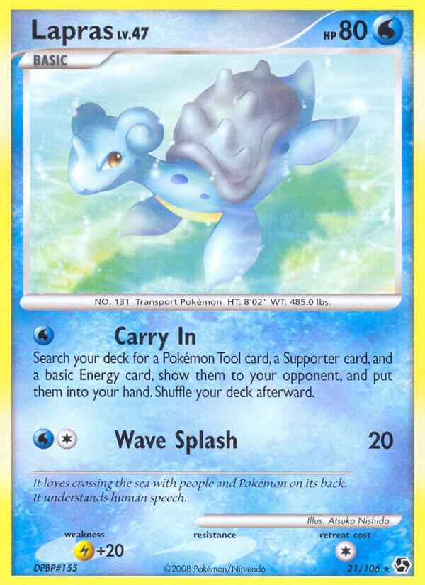 Lapras 21/106 card from Great Encounters