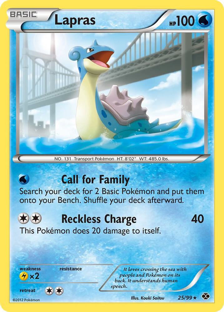 Lapras (25) 25/99 card from Next Destinies