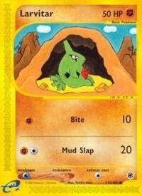 Larvitar 116/165 card from Expedition