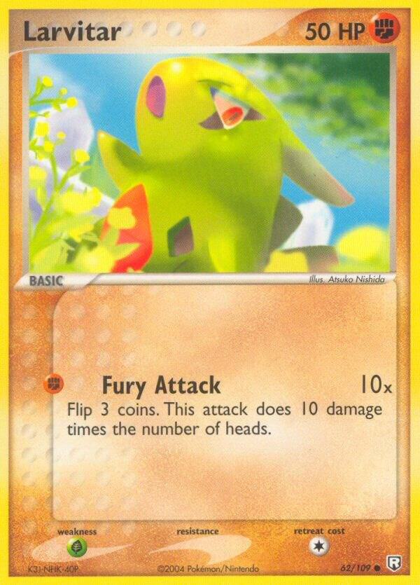 Larvitar - 062/109 62/109 card from Team Rocket Returns