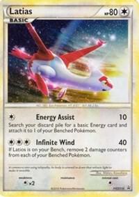 Latias (Cosmos Holo) HGSS10 card from HGSS Promos