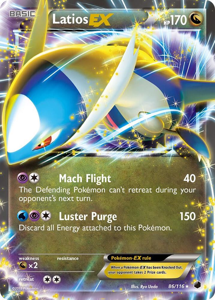 Latios EX 86/116 card from Plasma Freeze
