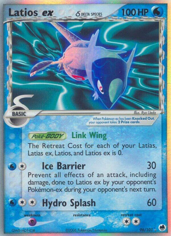 Latios ex (Delta Species) 96/101 card from Dragon Frontiers