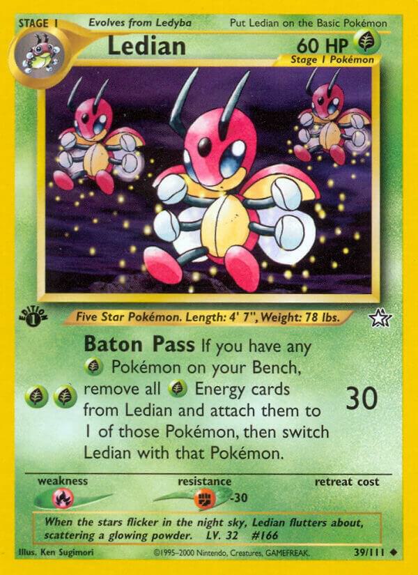 Ledian 039/111 card from Neo Genesis