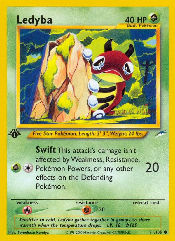 Ledyba 071/105 card from Neo Destiny