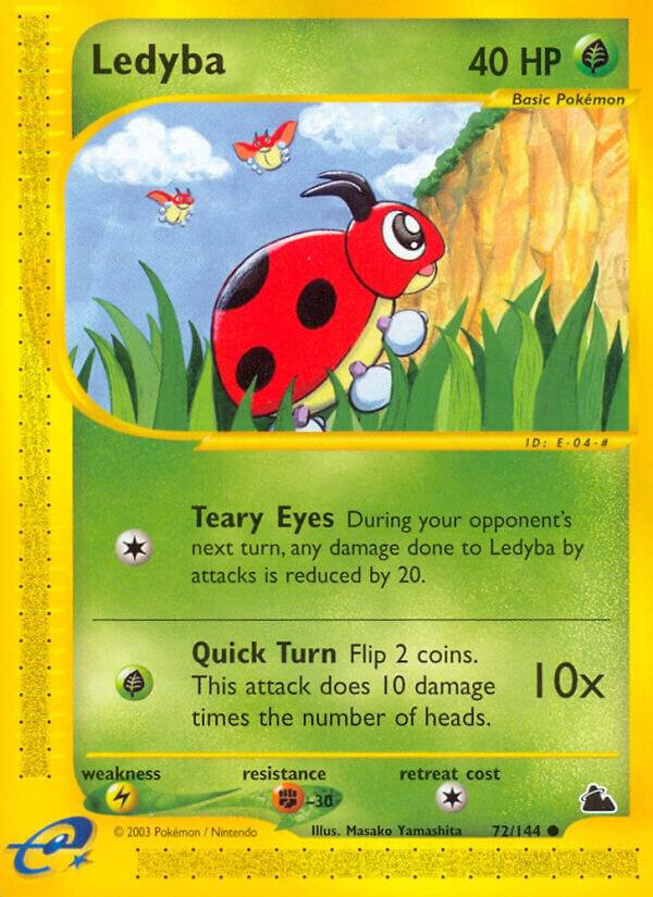 Ledyba (72) 072/144 card from Skyridge