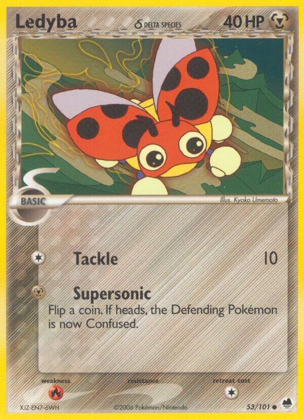 Ledyba (Delta Species) 53/101 card from Dragon Frontiers