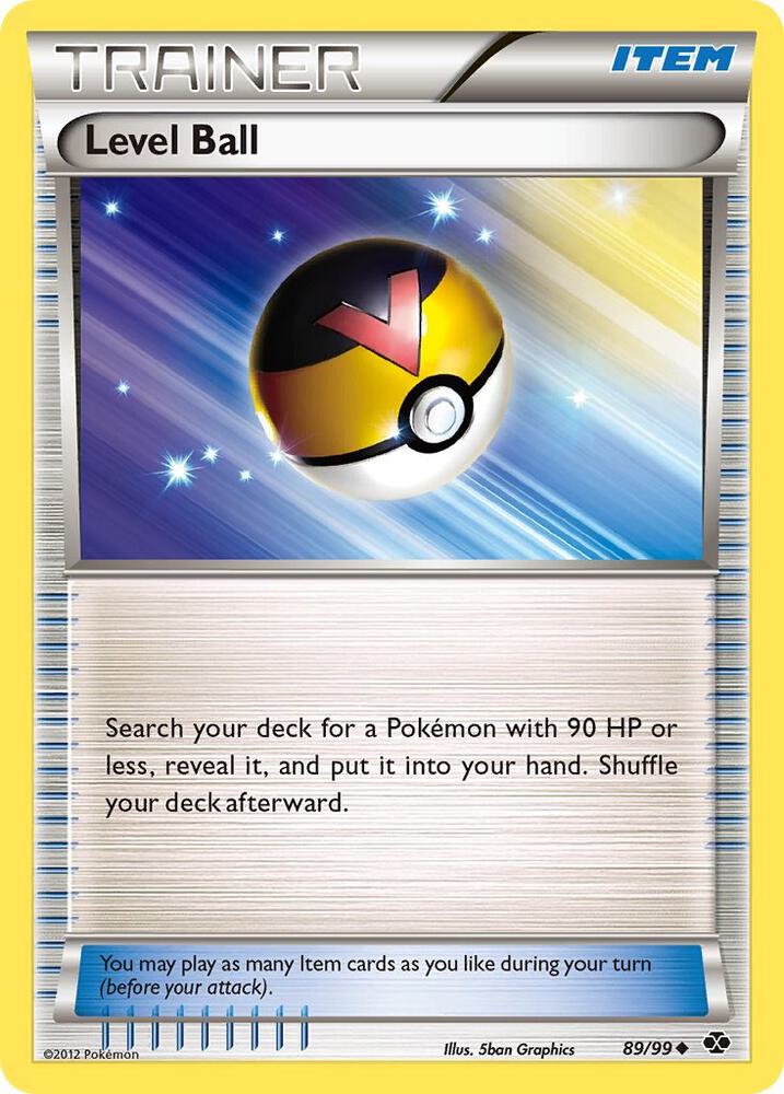 Level Ball 89/99 card from Next Destinies