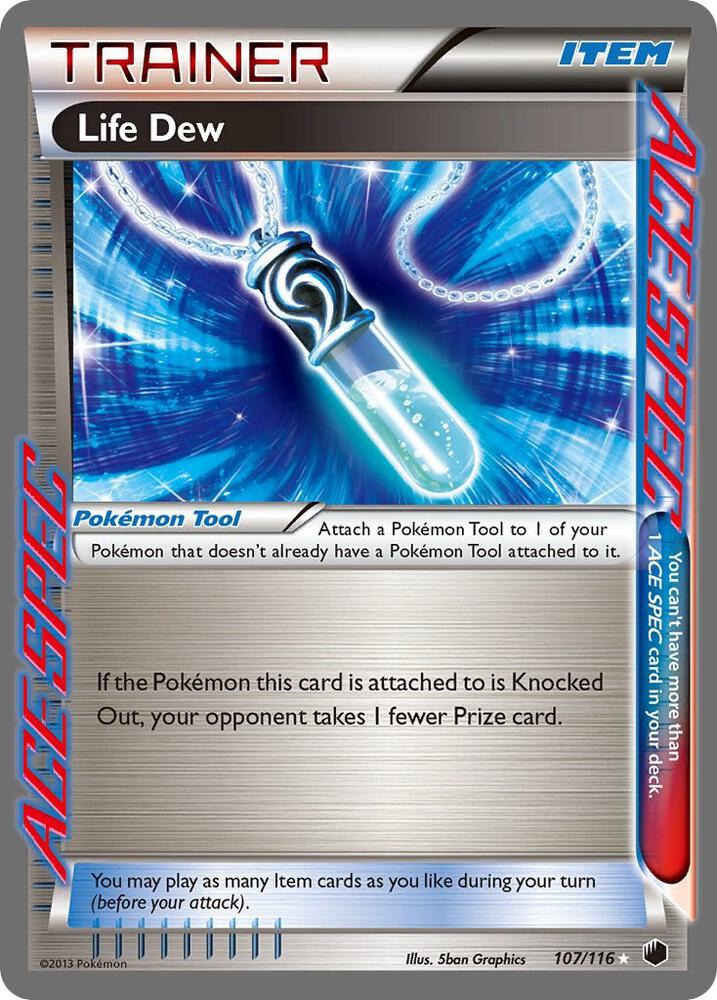 Life Dew 107/116 card from Plasma Freeze