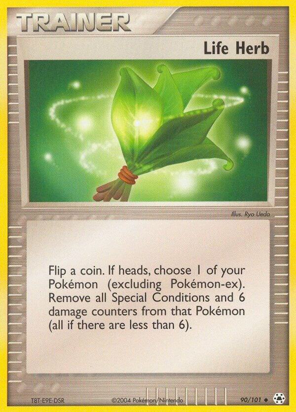 Life Herb 90/101 card from Hidden Legends