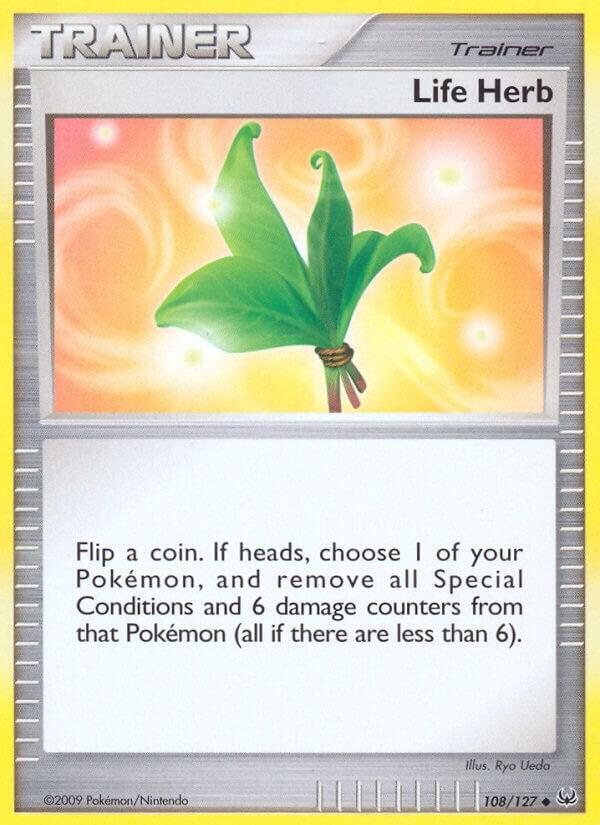 Life Herb 108/127 card from Platinum