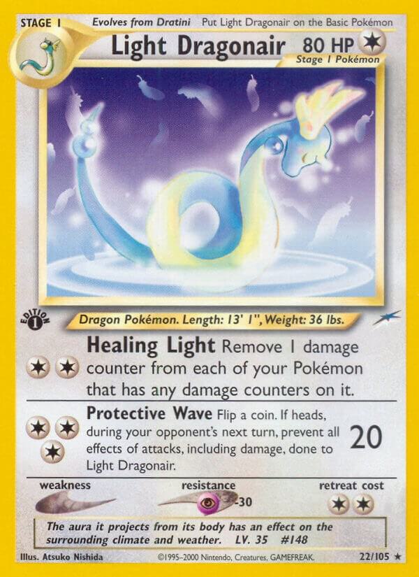 Light Dragonair 022/105 card from Neo Destiny