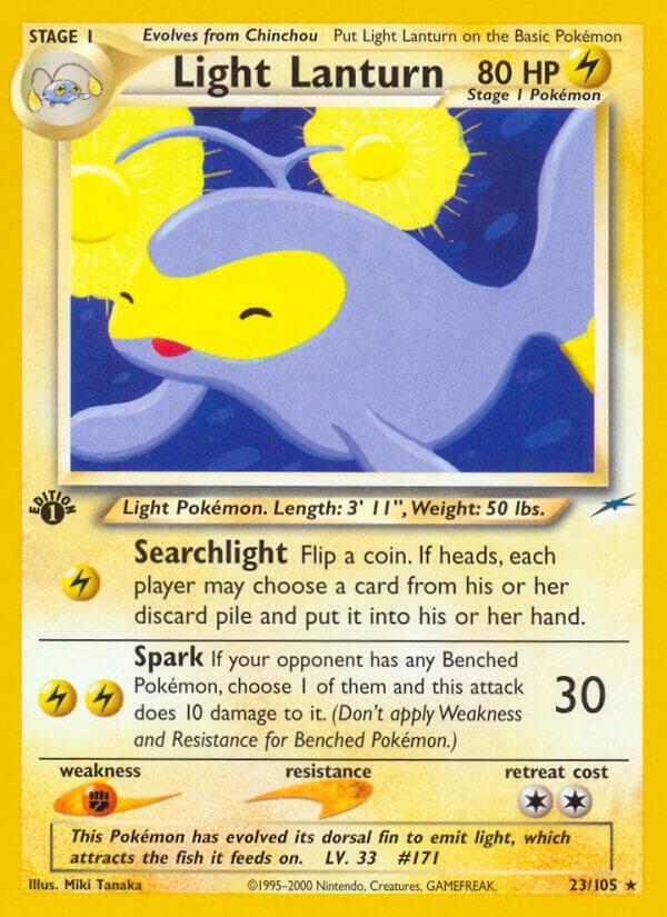 Light Lanturn 023/105 card from Neo Destiny