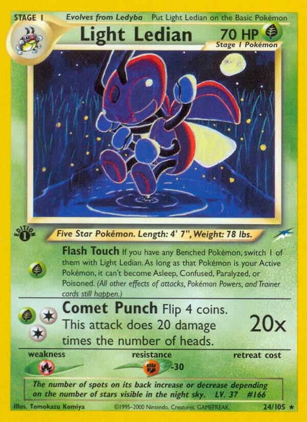Light Ledian 024/105 card from Neo Destiny