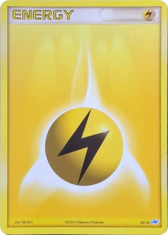Lightning Energy 10/10 card from EX Trainer Kit 1: Latias & Latios