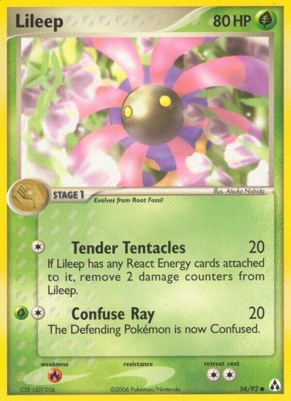 Lileep 56/92 card from Legend Maker