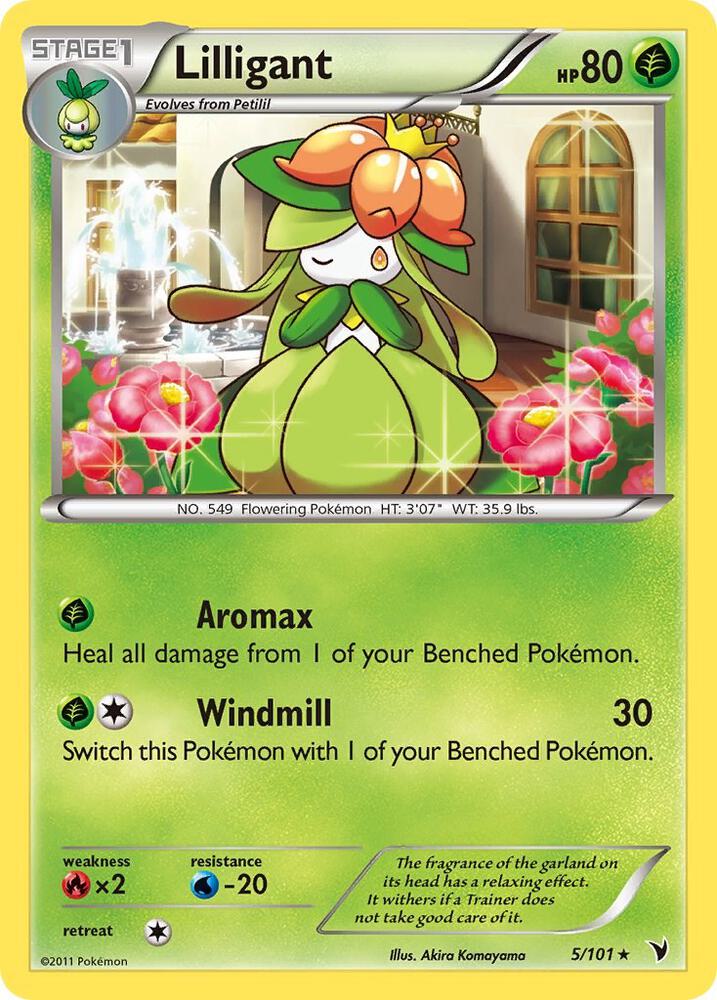 Lilligant 5/101 card from Noble Victories