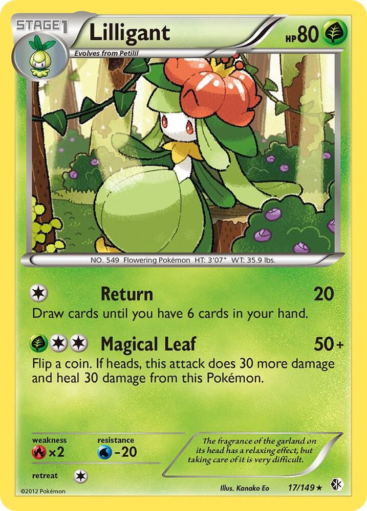 Lilligant 17/149 card from Boundaries Crossed