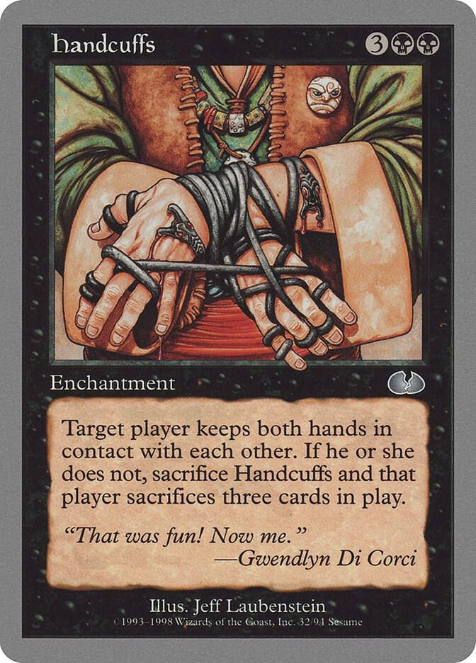 Handcuffs 32 card from Unglued
