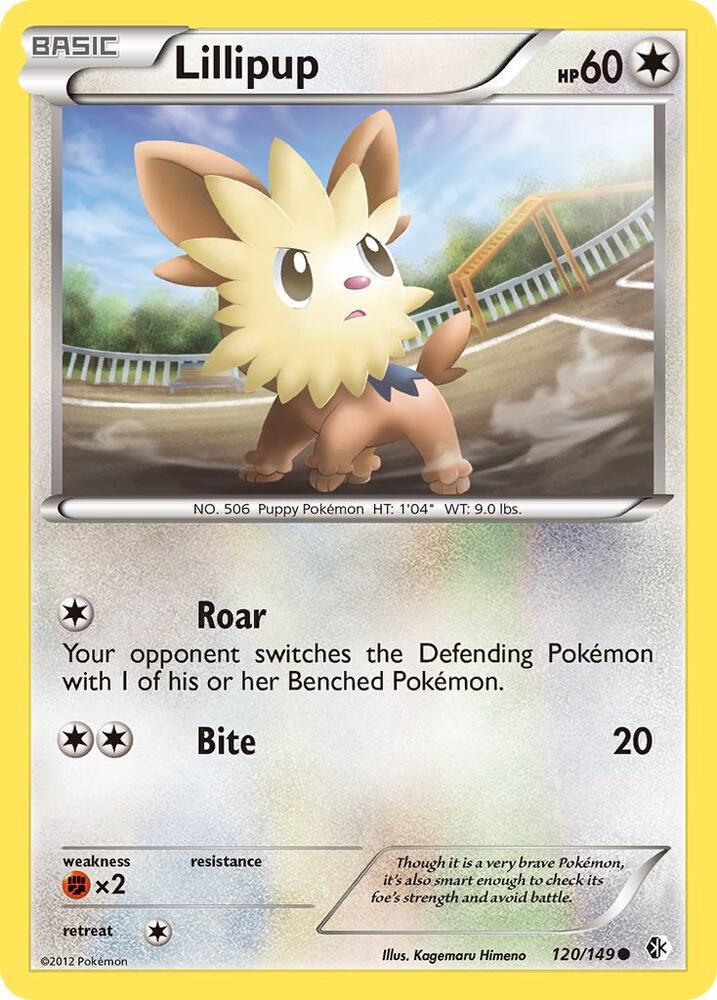 Lillipup 120/149 card from Boundaries Crossed