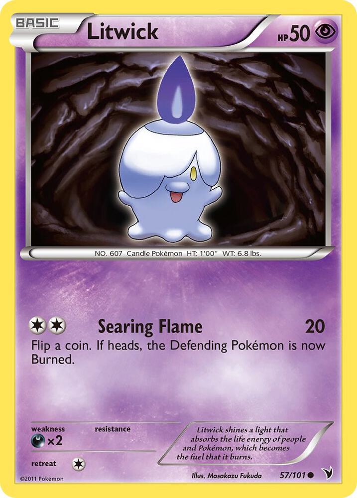Litwick (57) 57/101 card from Noble Victories