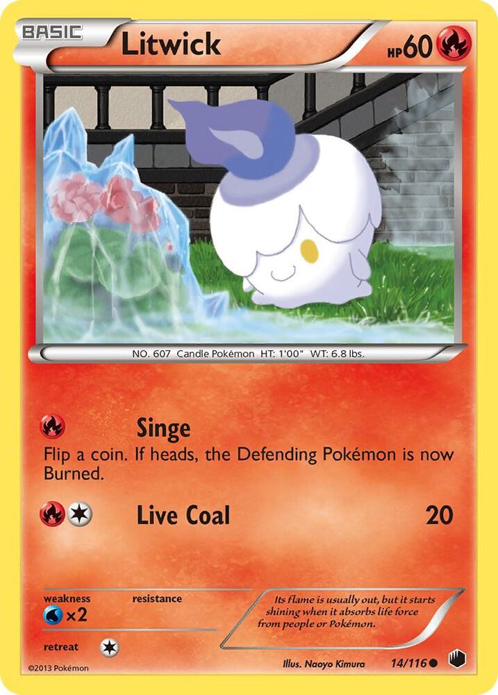 Litwick 14/116 card from Plasma Freeze