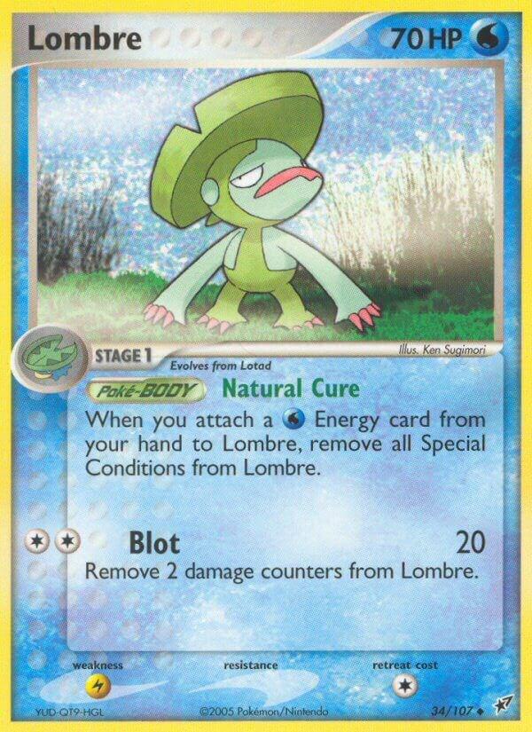 Lombre - 034/107 34/107 card from Deoxys
