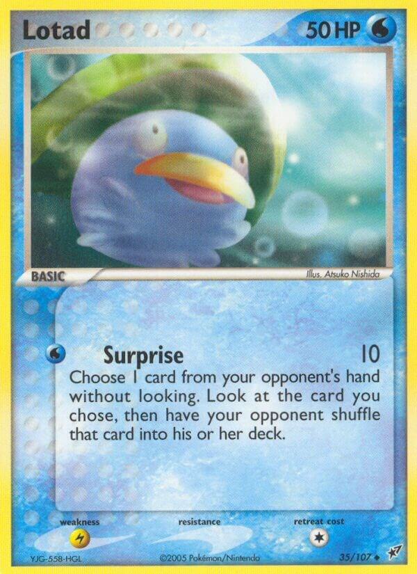 Lotad - 035/107 35/107 card from Deoxys