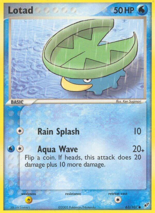 Lotad - 063/107 63/107 card from Deoxys